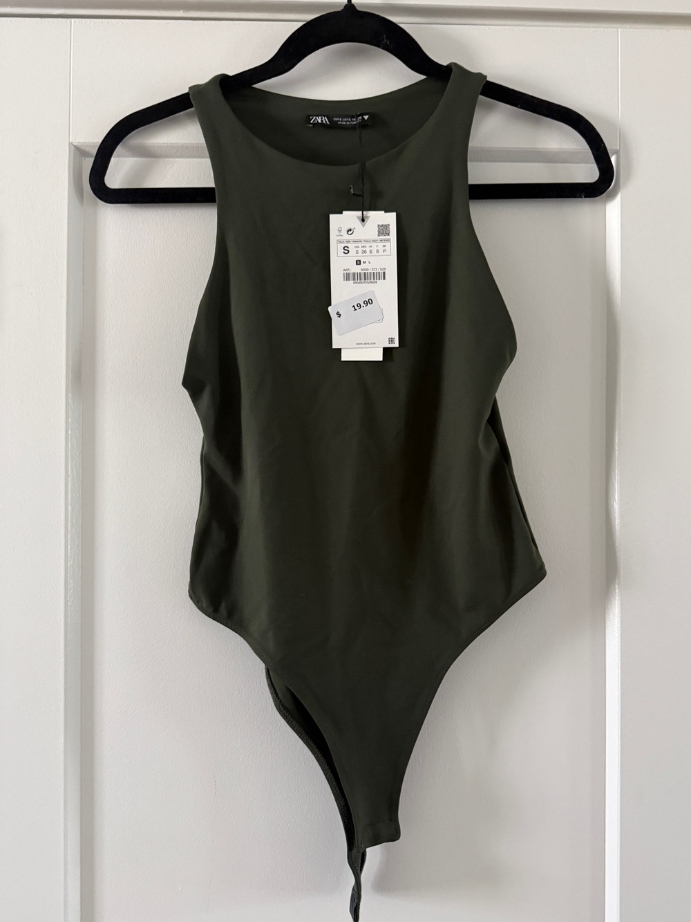 NWT Zara high neck bodysuit (size small)